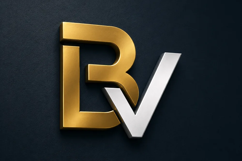 Logotipo tridimensional BV Intelligence